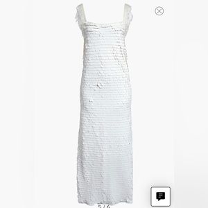 Alexis | Dresses | Alexis White Sequin Midi Dress | Poshmark